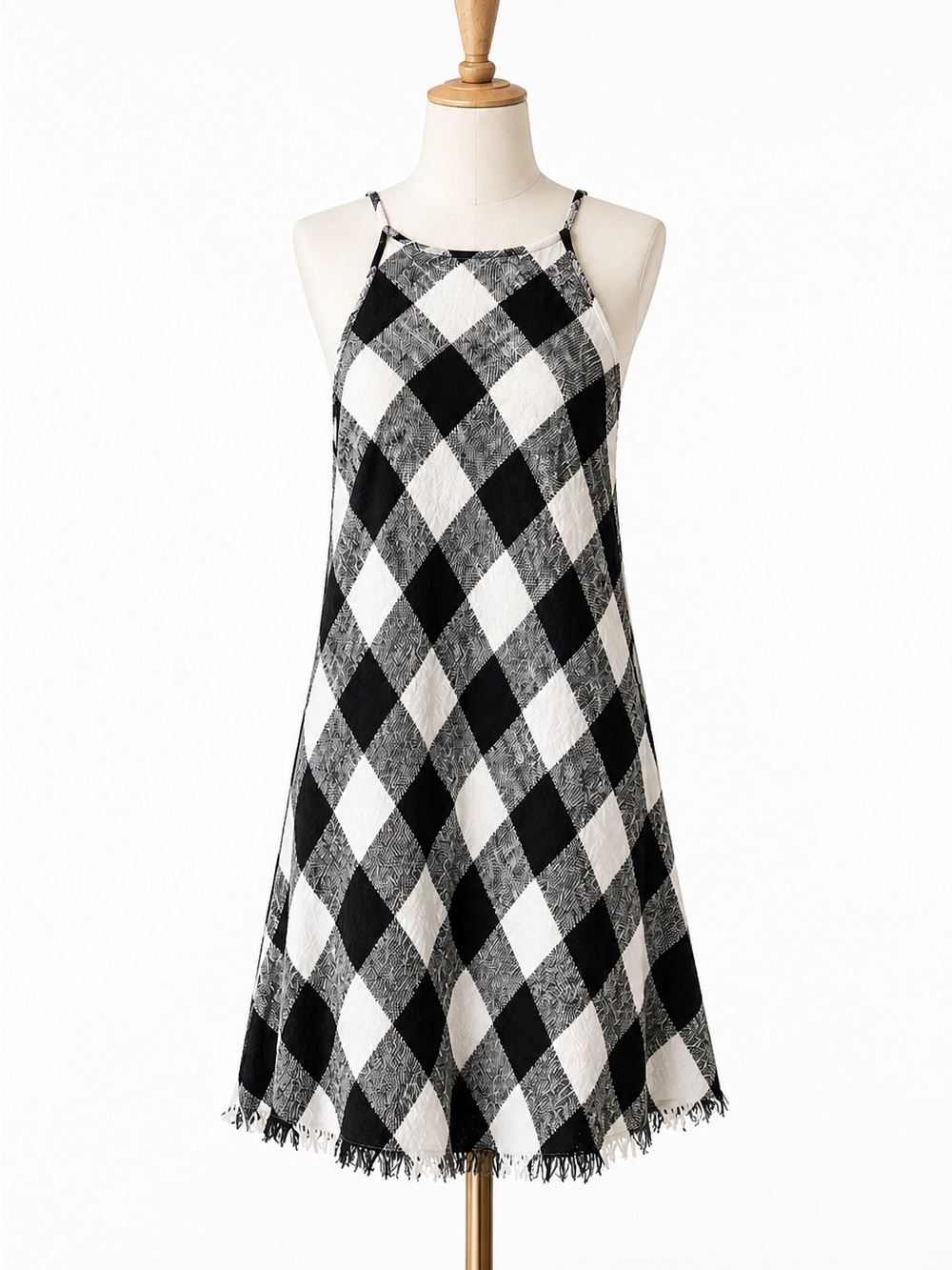 Philosophy Black & White Checkerboard Sundress